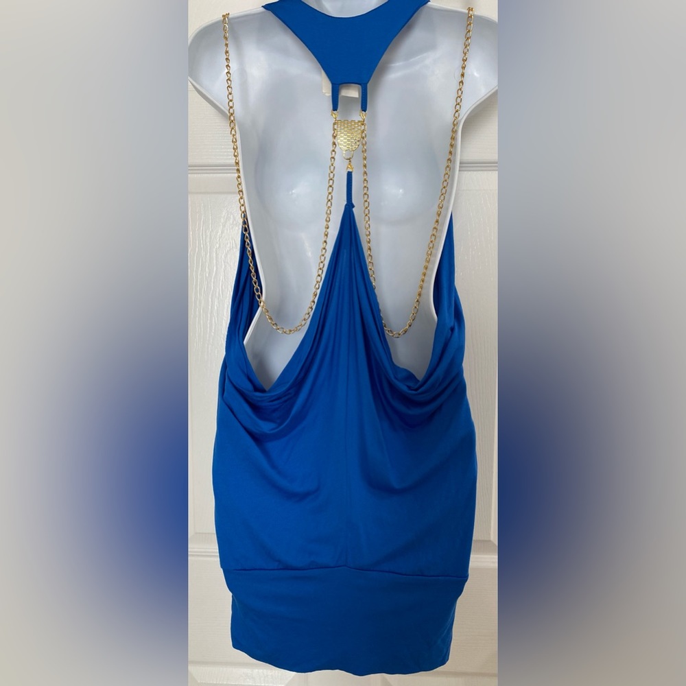 Sexy Blue Bebe Dress